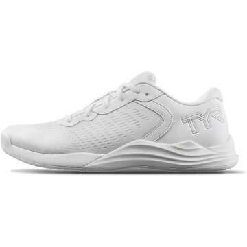 TYR CXT11007.5 Trainer White - Size 7.5 Athletic Shoe