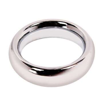 T-Language Stainless Steel Male Cock Ring Penis Loop 1.5/1.75"/2"(Choose The Size) (2")