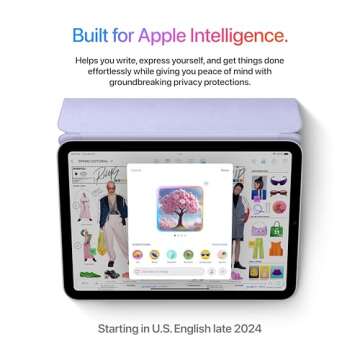 New Apple iPad Mini (A17 Pro): Apple Intelligence, 8.3-inch Liquid Retina Display, 128GB, Wi-Fi 6E, 12MP Front/12MP Back Camera, Touch ID, All-Day Battery Life — Starlight