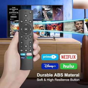 Universal-TV-Remote-Control for All Insignia-Toshiba-Pioneer-Fire-Smart-TVs, Replacement for Samsung/TCL/LG/Hisense/Vizio/Sony/Philips/Roku Smart TVs