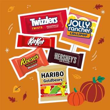 Hershey Miniatures Halloween Candy Bulk Bag - 330 pcs