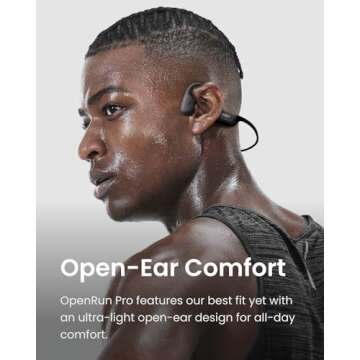 SHOKZ OpenRun Pro Sport Headphones - Open-Ear & Wireless