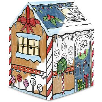 Bankers Box Gingerbread Playhouse: Fun Cardboard Craft for Kids