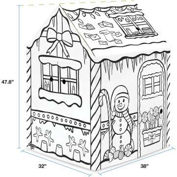 Gingerbread Playhouse Craft Kit for Kids