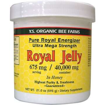 YS Royal Jelly/Honey Bee - Royal Jelly In Honey Ultra Strength, 21 oz gel