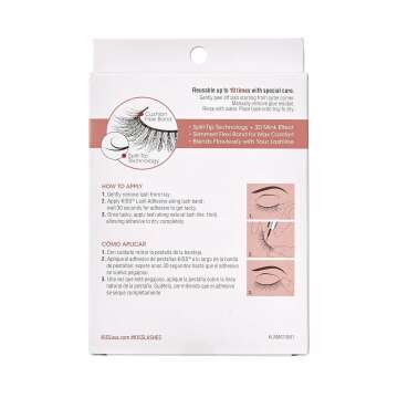 KISS Naked Drama False Eyelashes - 4 Pairs, 16 mm