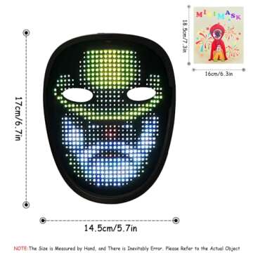 Depointer Life Kids LED Mask: Gesture Sensing Lighted Cosplay Fun