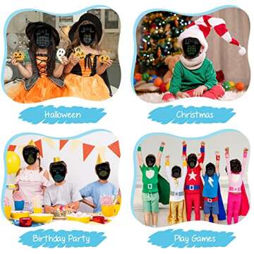 Kids Gesture Sensing LED Mask for Costume Parties