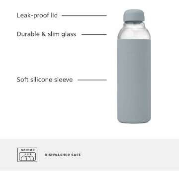 W&P Porter Glass Water Bottle - Eco-Friendly & Stylish