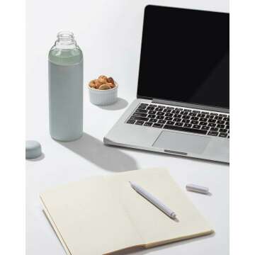 W&P Porter Glass Water Bottle - Eco-Friendly & Stylish