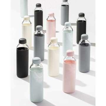 W&P Porter Glass Water Bottle - Eco-Friendly & Stylish