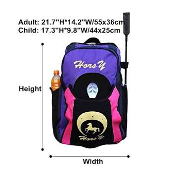 UNISTRENGH Equestrian Child Horse Riding Bag