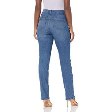 Gloria Vanderbilt Women's Amanda Classic High Rise Tapered Jean Standard, Frisco, 14 Short