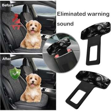 (2Pack) Car Belt Cover Pads, Shoulder Seatbelt Pads Cover，Comfortable and Convenient fo You and Your Family