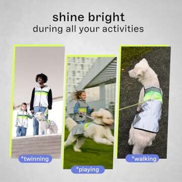 GOFLUO Reflective Dog Coat - High Visibility XXS