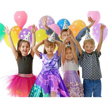 Princess Little Girls Dresses Purple Dragon Mal Fancy Costume Popular Musical Cosplay Kids Costume