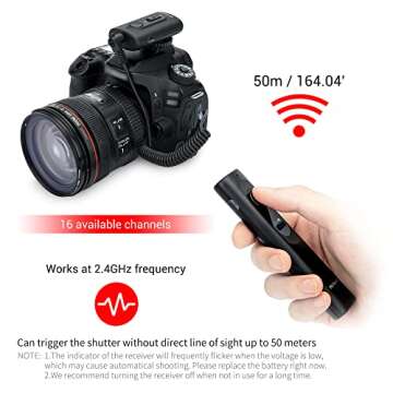 Wireless Camera Remote Shutter Release for Effortless Photos