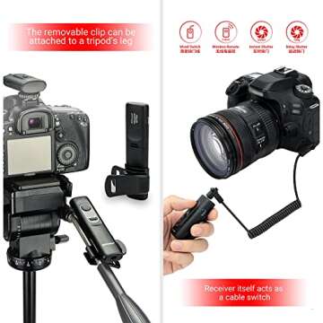 Wireless Camera Remote Shutter Release for Effortless Photos