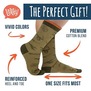 I'd Rather Be Hunting Socks - Funny Gift for Outdoor Enthusiasts