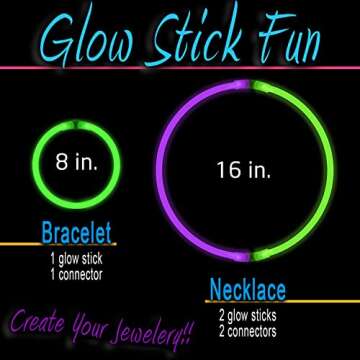 240 Glow Sticks Party Pack – Camping Glow Activities For Families – Neon Light Sticks Decoration For Party Favors Kids And Adults, Balls, Flowers And Much More