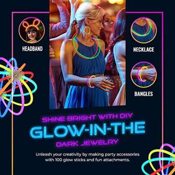 240 Glow Sticks Party Pack – Camping Glow Activities For Families – Neon Light Sticks Decoration For Party Favors Kids And Adults, Balls, Flowers And Much More