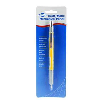 Alvin, Draft-Matic, Mechanical Pencil, Stainless Steel Lead, Blister Carded - 3 Millimeter