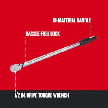 CRAFTSMAN Torque Wrench, 1/2" Drive – Precision and Durability