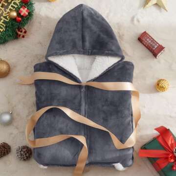 JOYWOO Cozy Wearable Blanket Hoodie for Adults