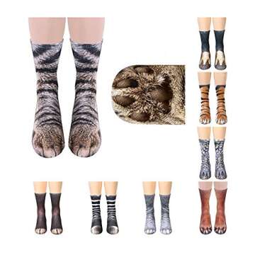 Funny Animal Paw Socks - Great for White Elephant Gifts!