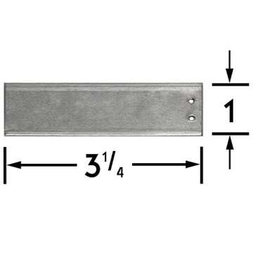 Emboss-O-Tag Double Sided Write On Metal Labels for Outdoor, Gardening, and High Durability Applications; Aluminum Plant Tags with 6 Inch Wires (Pack of 50)