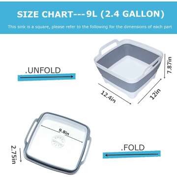 Camping Dishpan for Easy Outdoor Dish Washing