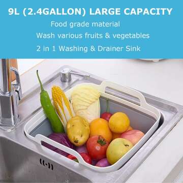 Camping Dishpan for Easy Outdoor Dish Washing