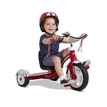 Radio Flyer Big Red Classic Tricycle, Toddler Trike, Tricycle for Toddlers Age 2.5-5, Toddler Bike,Large