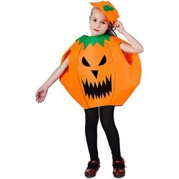 Kids Halloween Pumpkin Costume