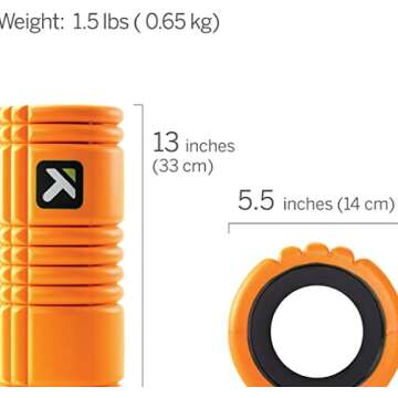 TriggerPoint Foam Roller 13 Inch Instructional Guide