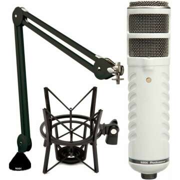 Rode Podcaster Microphone with Boom Arm & Mount