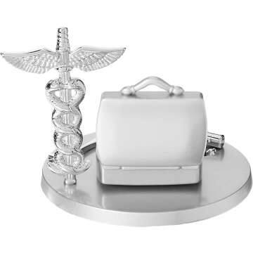 Sanis Silver Doctor's Clock - 3.5-Inch Precision