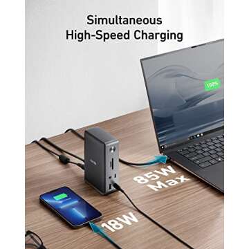 Anker 575 Docking Station - Triple Display 4K HDMI Hub