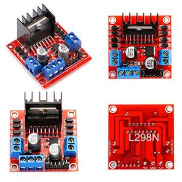 4 Pack L298N Motor Drive Controller Board for Arduino Robotics