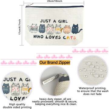 Cute Cat Makeup Bags - Perfect Gifts for Cat Lovers