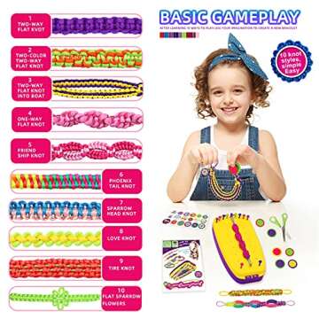 DIY Friendship Bracelet Kit for Girls - Ages 7-12