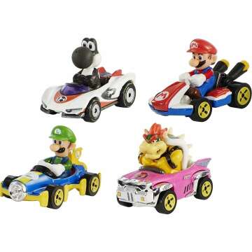 Mario Kart Hot Wheels 4-Pack