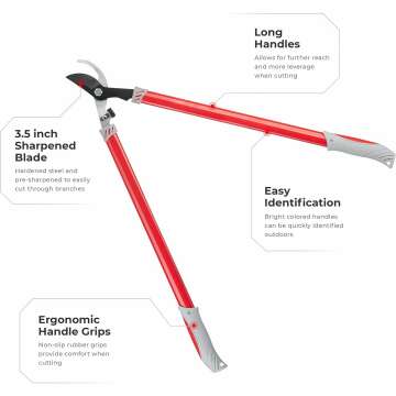 INTERTOOL Bypass Loppers - 29" Ergonomic Tools