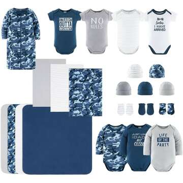 The Peanutshell Newborn Layette Gift Set - 23 Piece Boys Clothing & Accessories