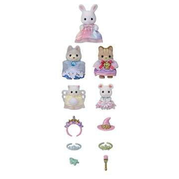 Calico Critters Royal Princess Set - Doll Playset with 5 Figures and Accessories for Children Ages 3+