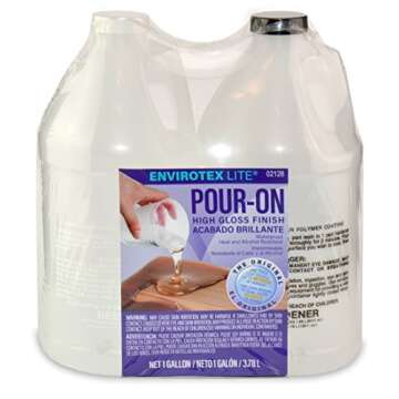 Environmental Technology 2128 128-Ounce Kit Lite Pour-On, High Gloss Finish, Gallon, Clear, 256 Fl Oz