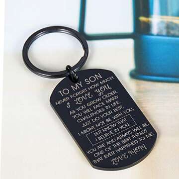 I Love You Keychain - Birthday Gift for Boys