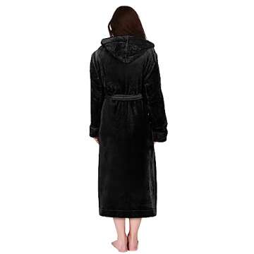 NY Threads Women's Plush Robe - Cozy and Stylish