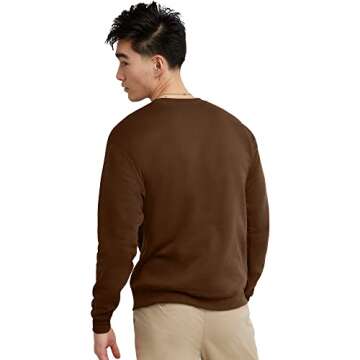 Hanes Comfortblend EcoSmart Men's Pullover Sweatshirt - Army Brown