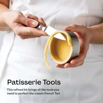 Cooking Gift Set Co. | French Tart Baking Set | Unique Gifts for Women | Baking Tools and Accessories | Kitchen Gifts, Baking Gifts, Fun Gifts for Women | Gift Sets for Women, Food Gift Sets